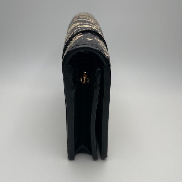 Versace Snake-Print Calfskin Leather Compact Wallet - NWOT - Picture 3 of 11